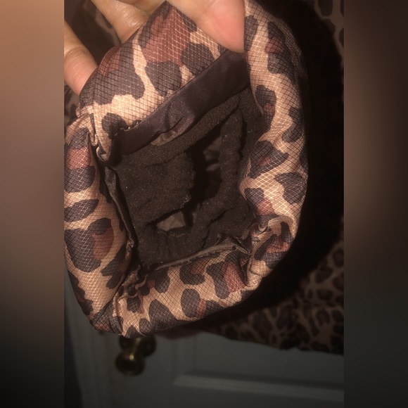 PRWND Vintage Faded glory puffer jacket XXL brown cheetah print .worn once - Picture 6 of 16